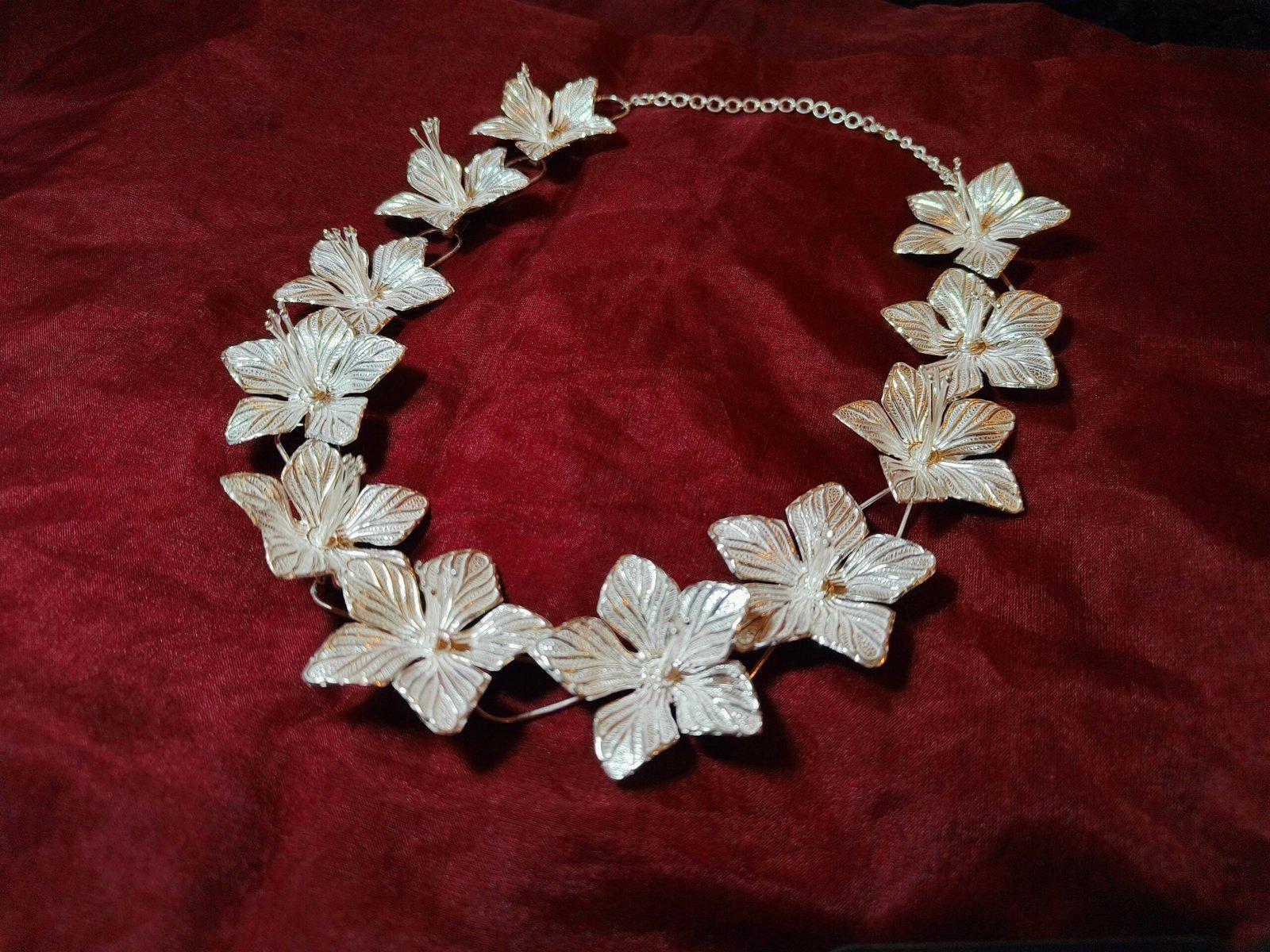 1inch Joba / Hibiscus Flower Garland (Mala) for Idol