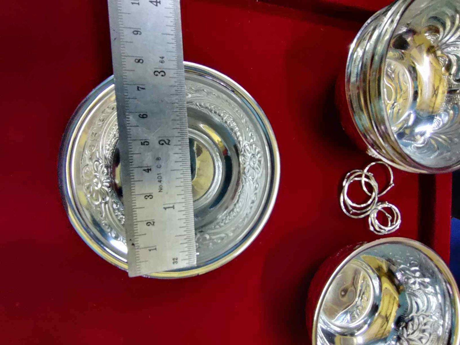 925 Silver Naksha Bowl/Naksha Bati view 5