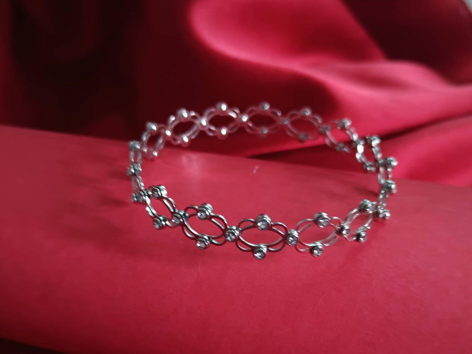 925 Silver Ring Cum Bracelet, Adjustable | Gifts for Women and Girls