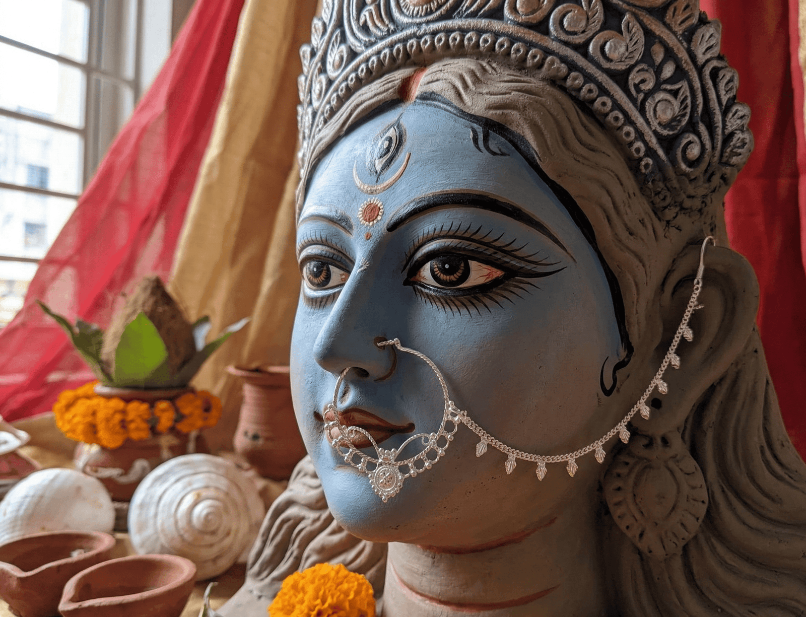 Aparna Noth / Nose Ring with Chain