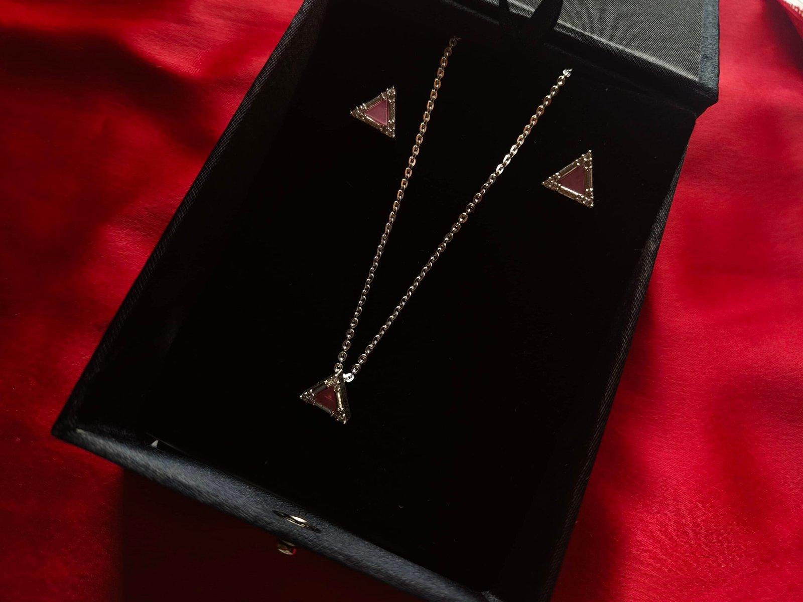 Ayla Pendant Earrings Set view 2