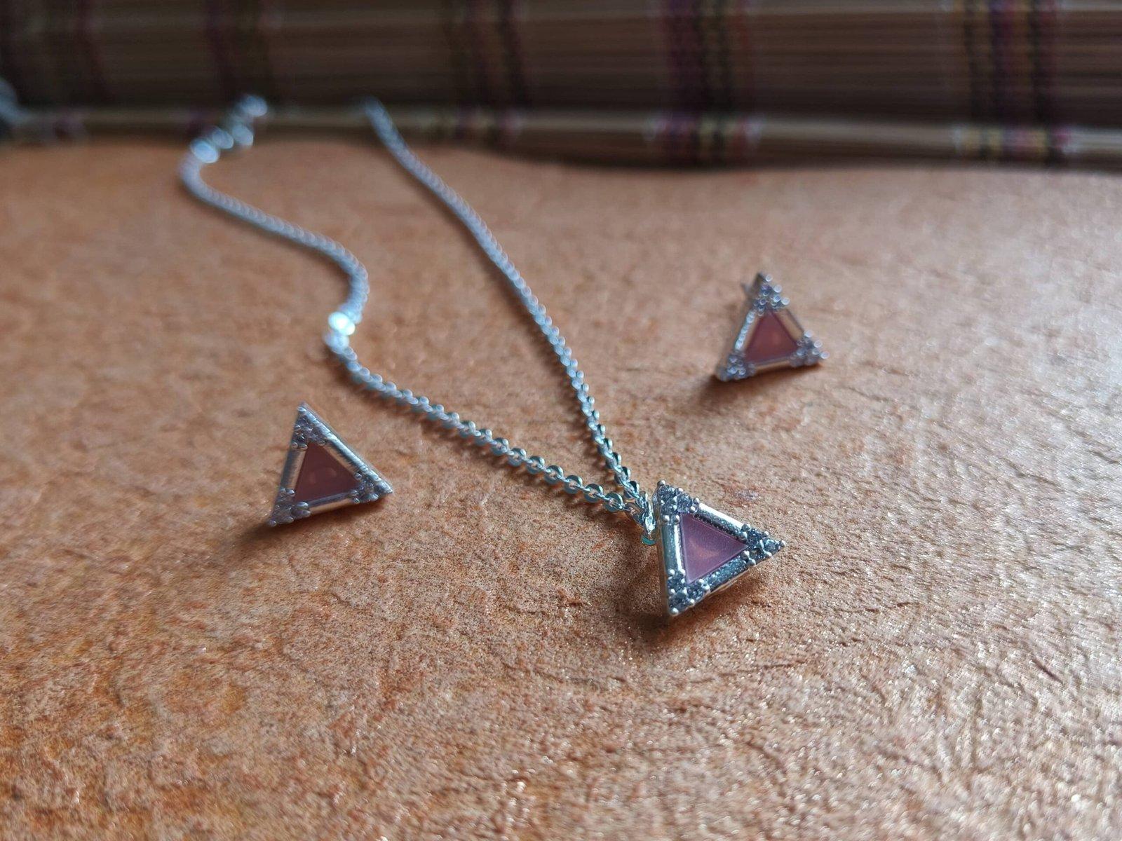 Ayla Pendant Earrings Set view 4