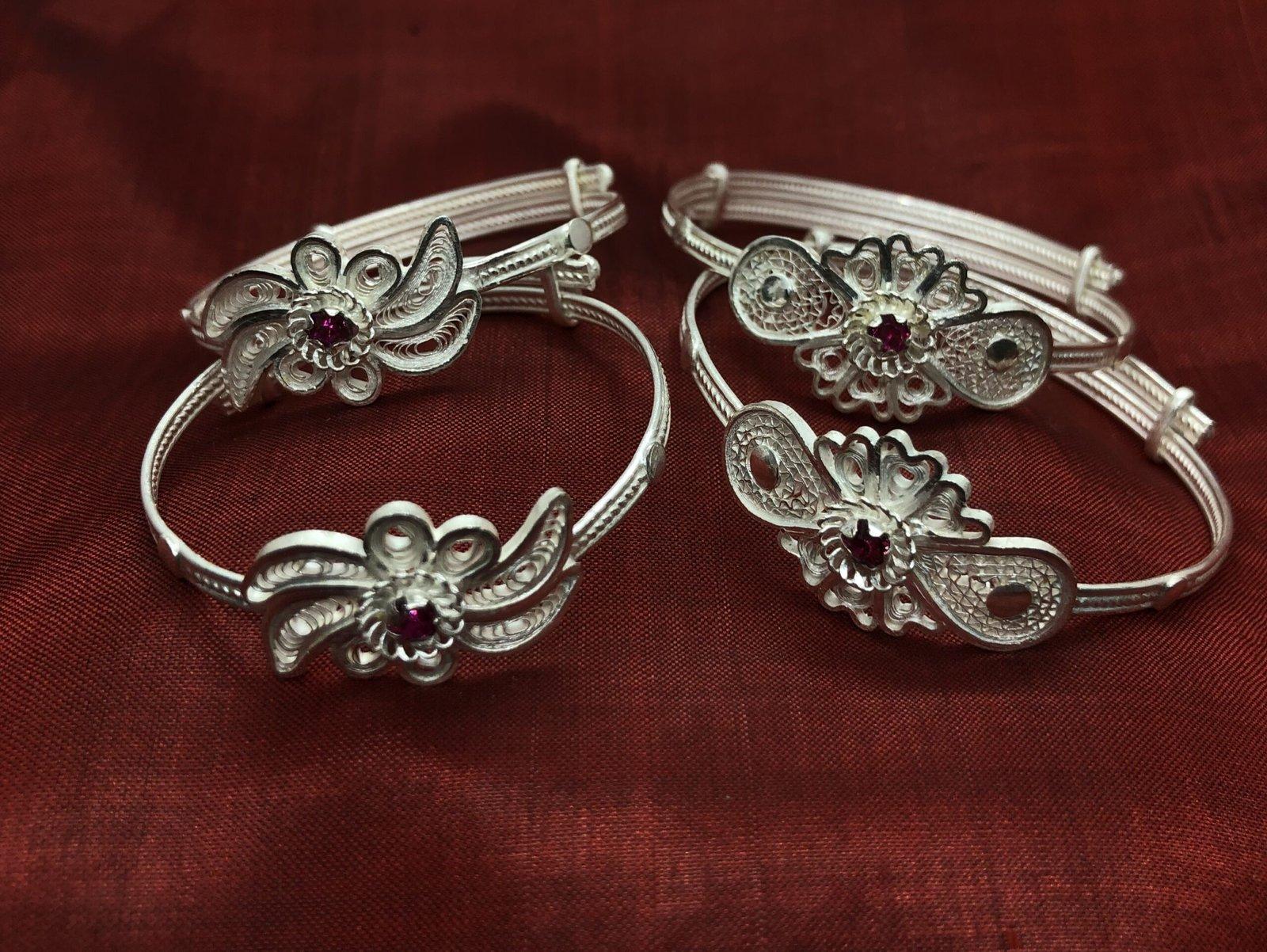 Baby Filigree Fancy Bangle view 2
