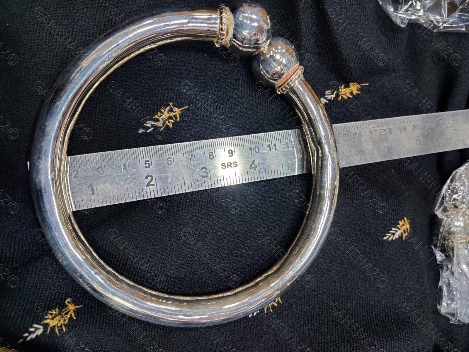 Bedi/Kundala/Parad Anklet/ Kada  for Hanumanjis Leg view 3