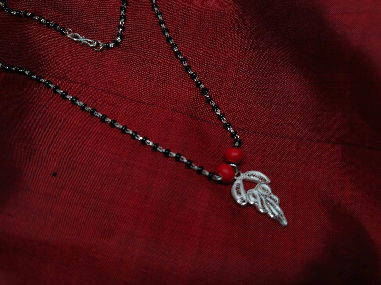 Bhadra Mangalsutra with Earring view 3