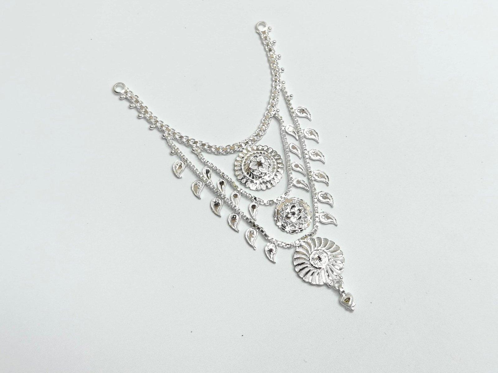 Bishakha 3 Layer Choker Necklace for Idol 6-10inch view 3