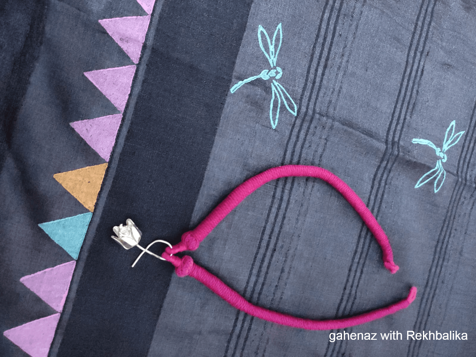 Blooming Flower Bud Pendant and Earrings Set view 3