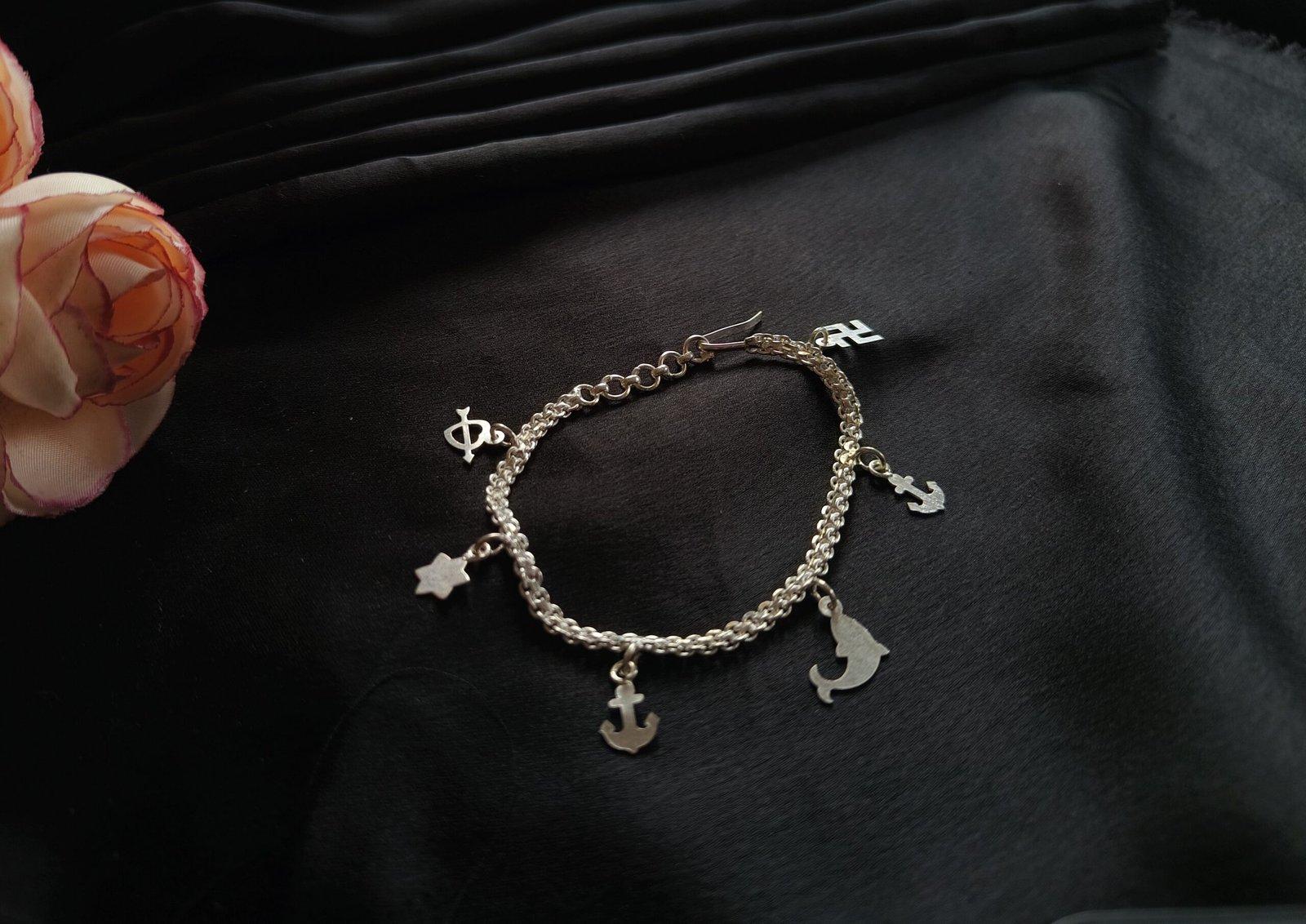 Charm Charm Bracelet with cute hangings view 2