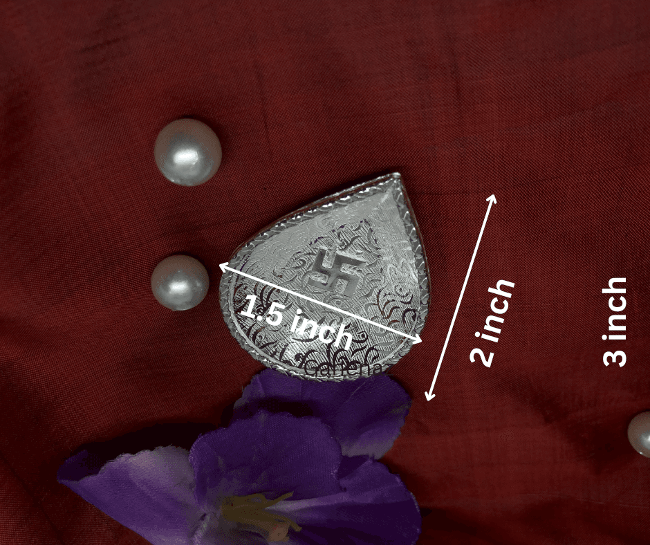 Diya/Pradip with swastik view 2