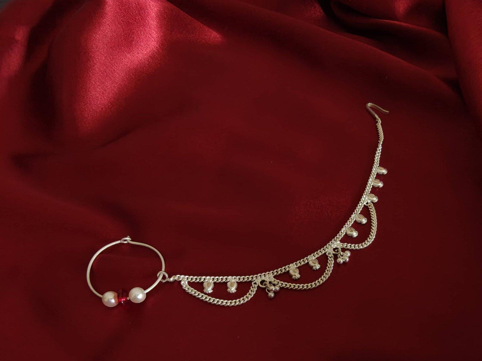 Dugga Noth / Nose Ring with Chain view 3