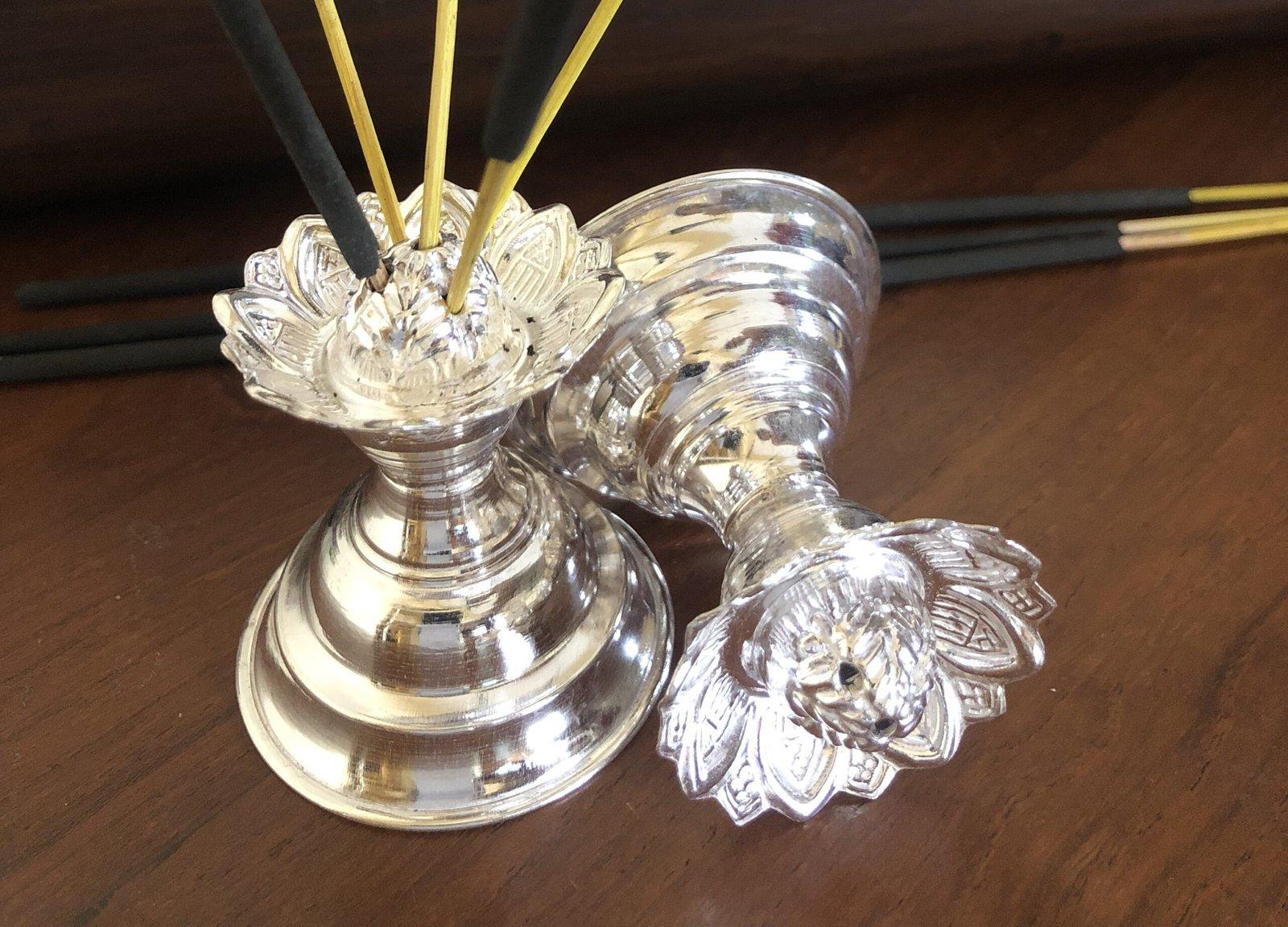 Flower Agarbati Stand/ Dhoopdani view 2