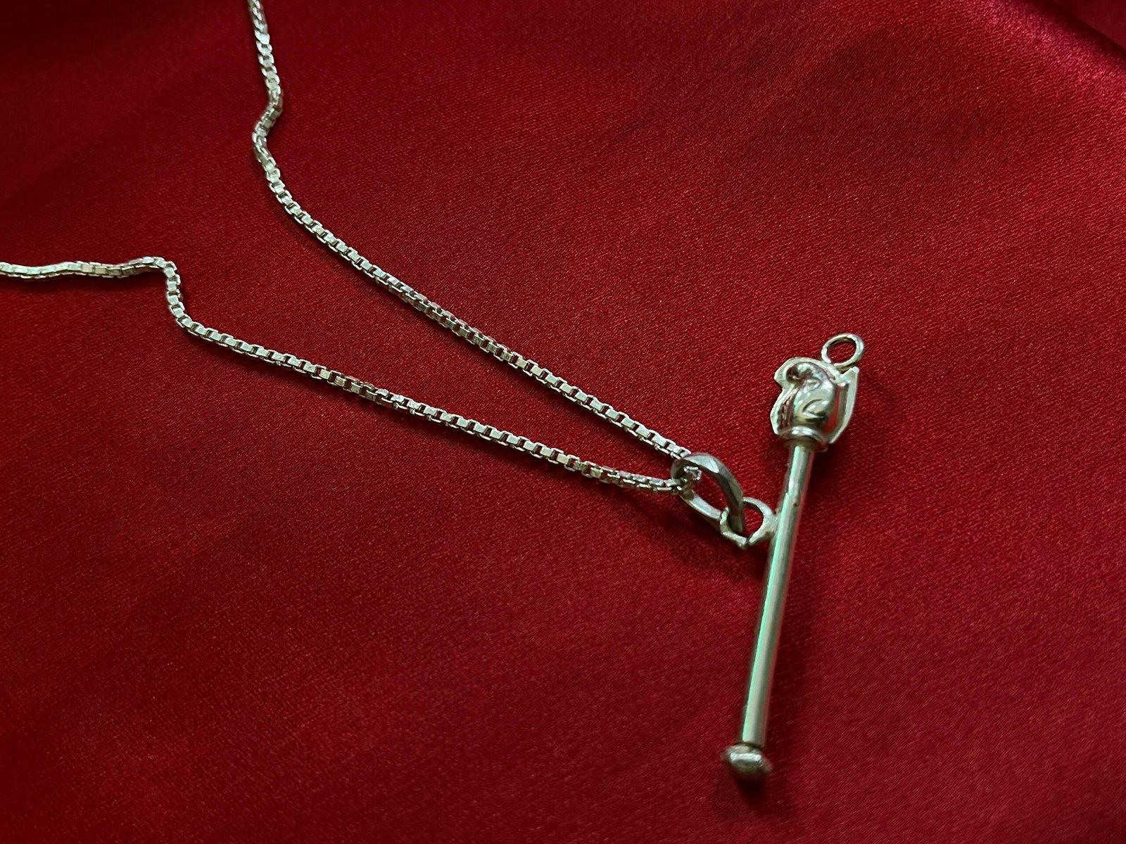 Flute Pendant with Chain view 2