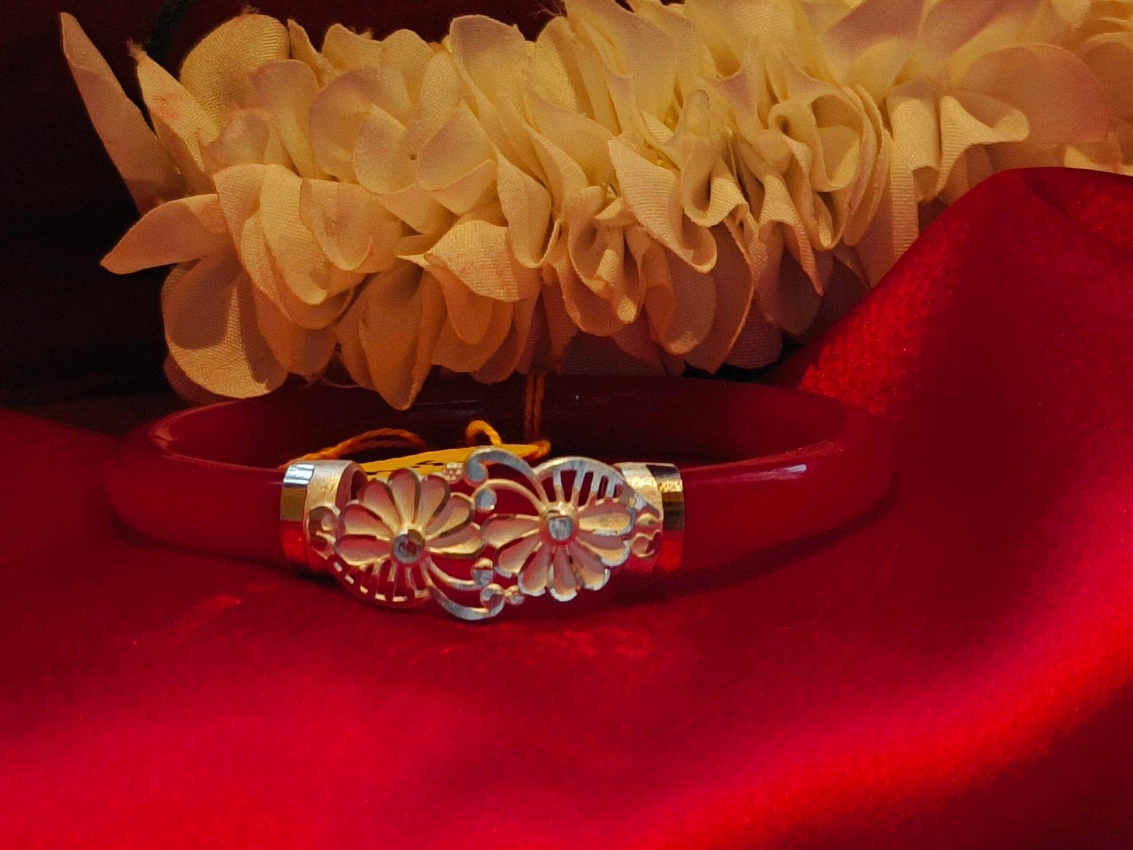 Gahenaz Silver Bracelet Pola Mohini Size 2.4 view 4