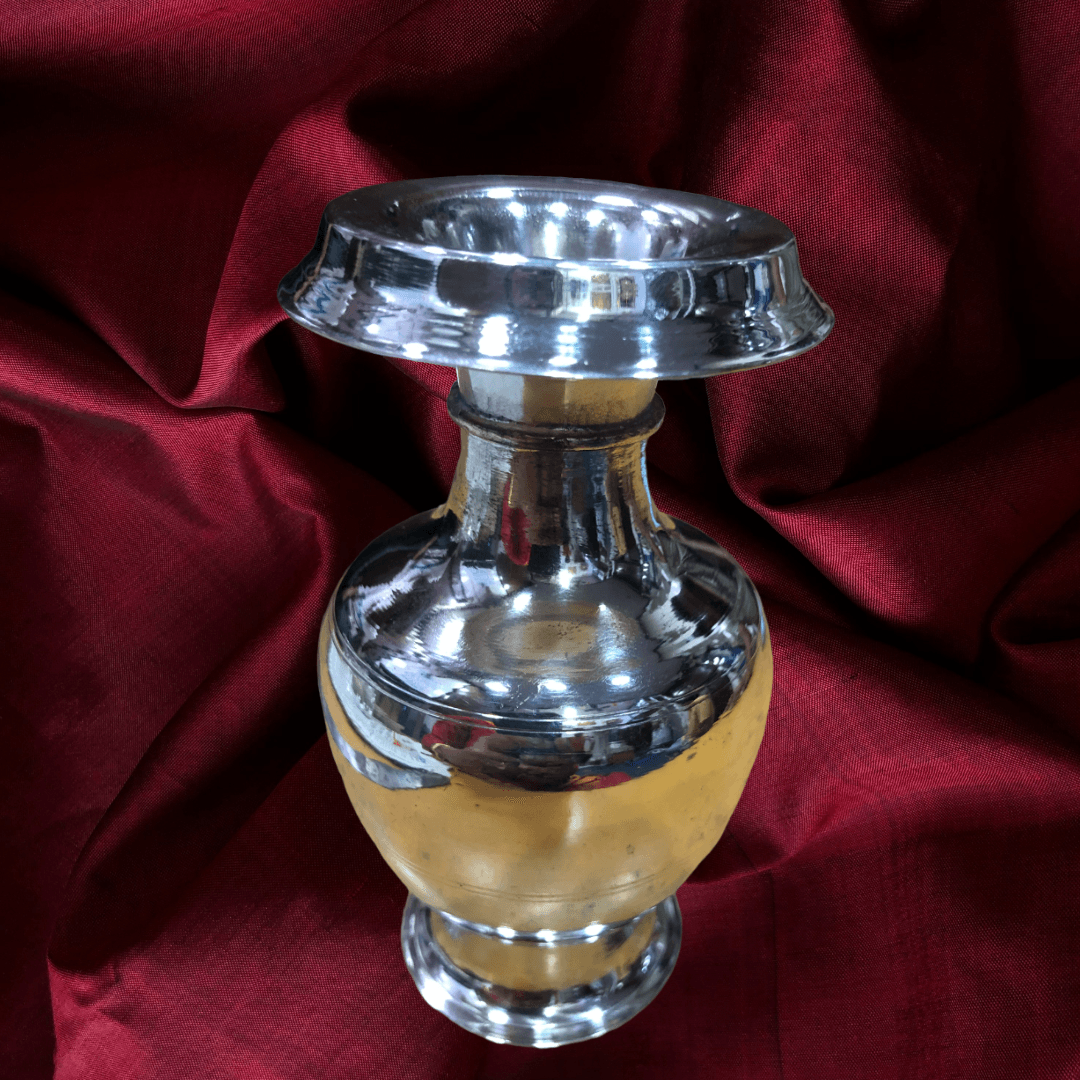 Gahenaz  Silver Debi Ghot / Devi Ghot for Debi puja