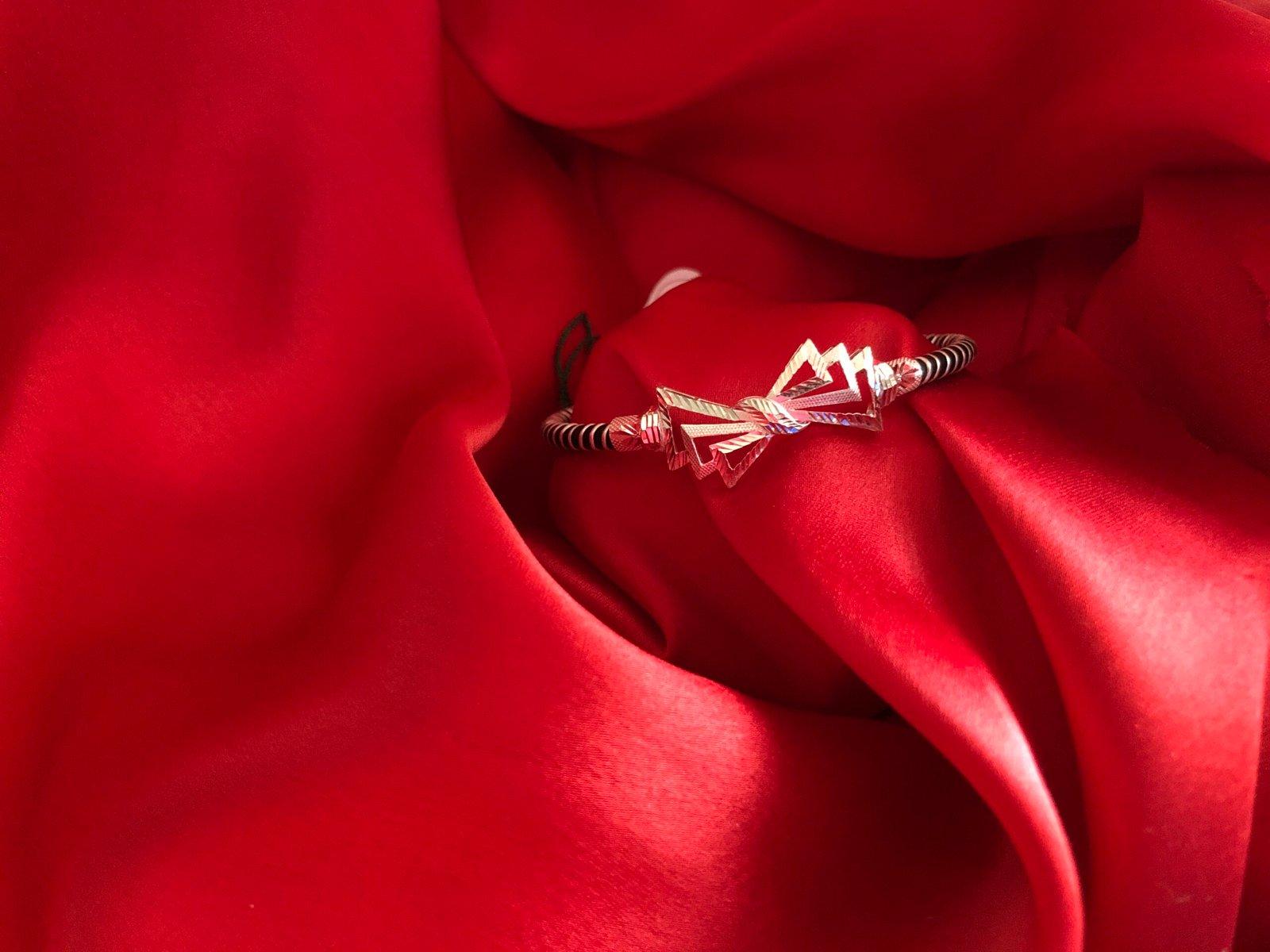 Gahenaz Silver Fulkari Loha / Noa / Iron Bangle / Kada 2.5,2.6 view 2