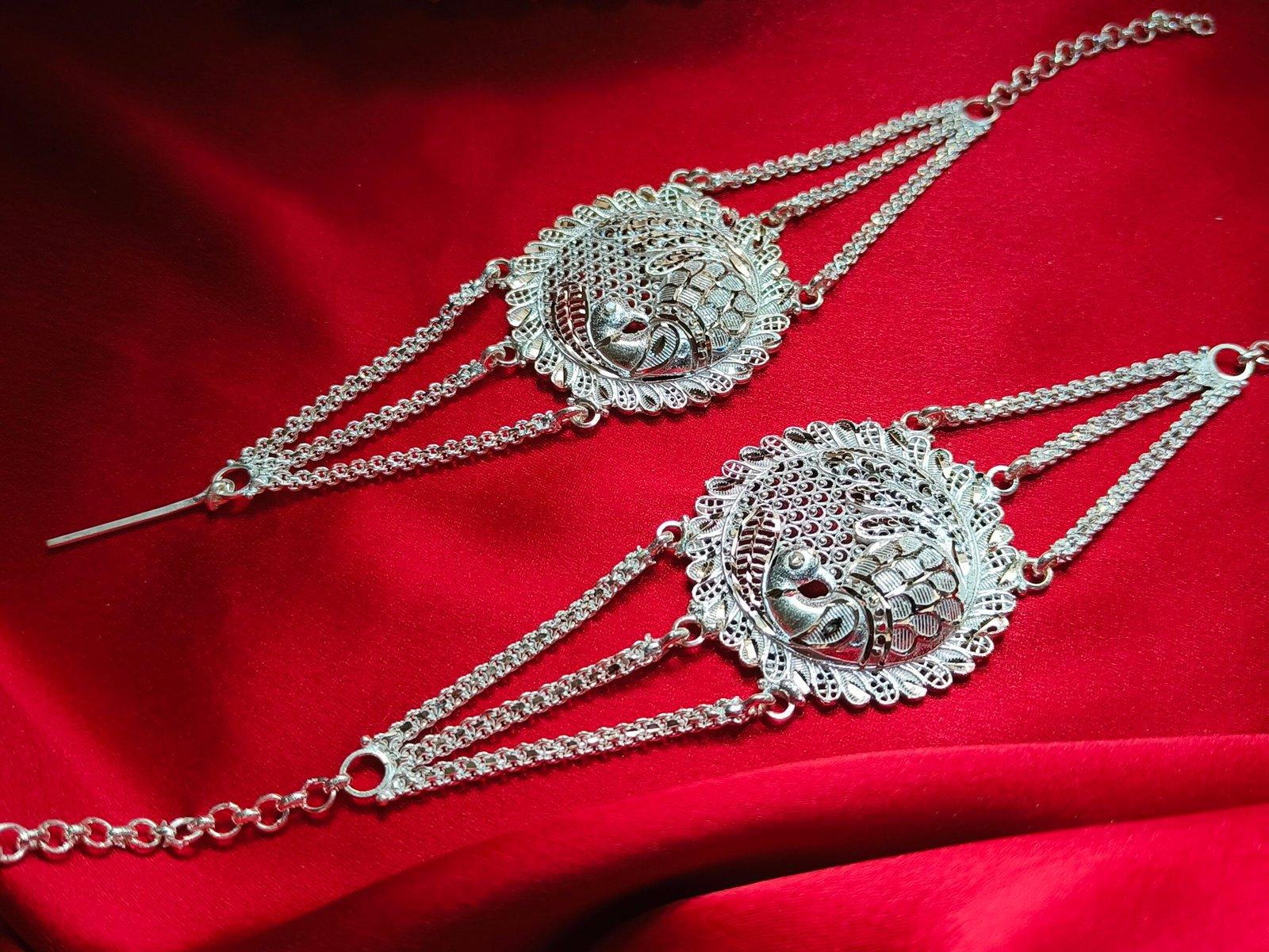 Gahenaz Silver Mohini Mantasha Bracelet