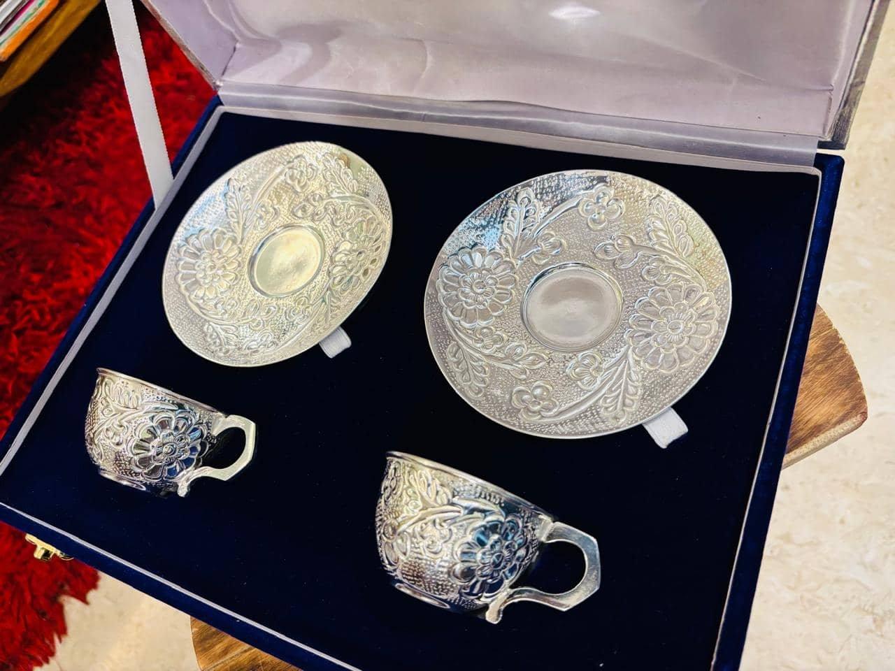 Gahenaz Silver Tea Cup Set view 3