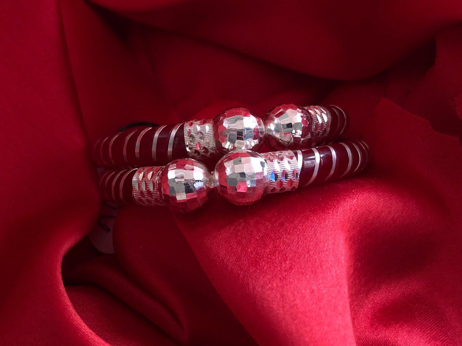 Gahenaz Silvera Krishna Red Pola Bangle 2.4 view 2
