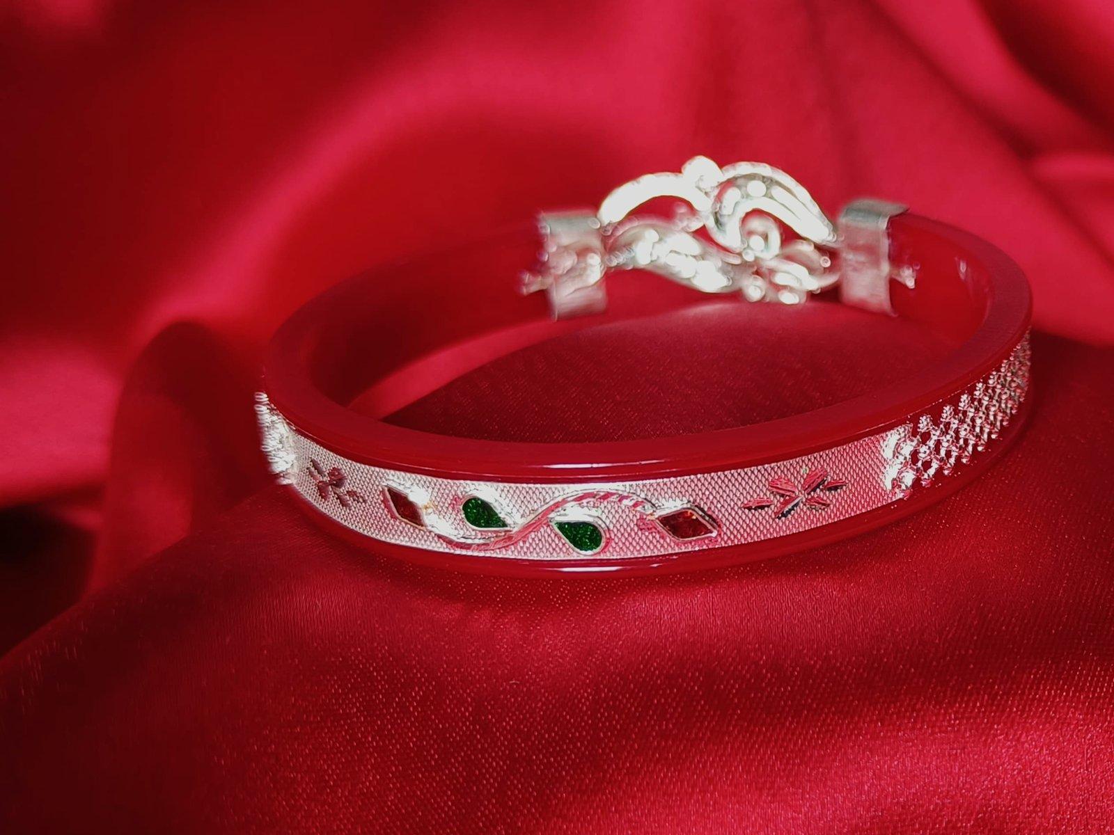 Hangor Mukh Pola Dark Red 2.5 view 4