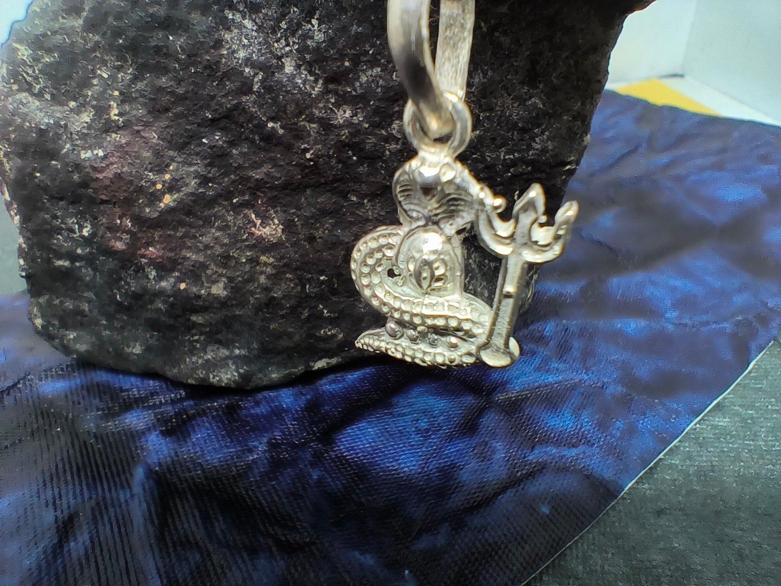 Idol Pendant Shiva/Mahadev with chain view 2