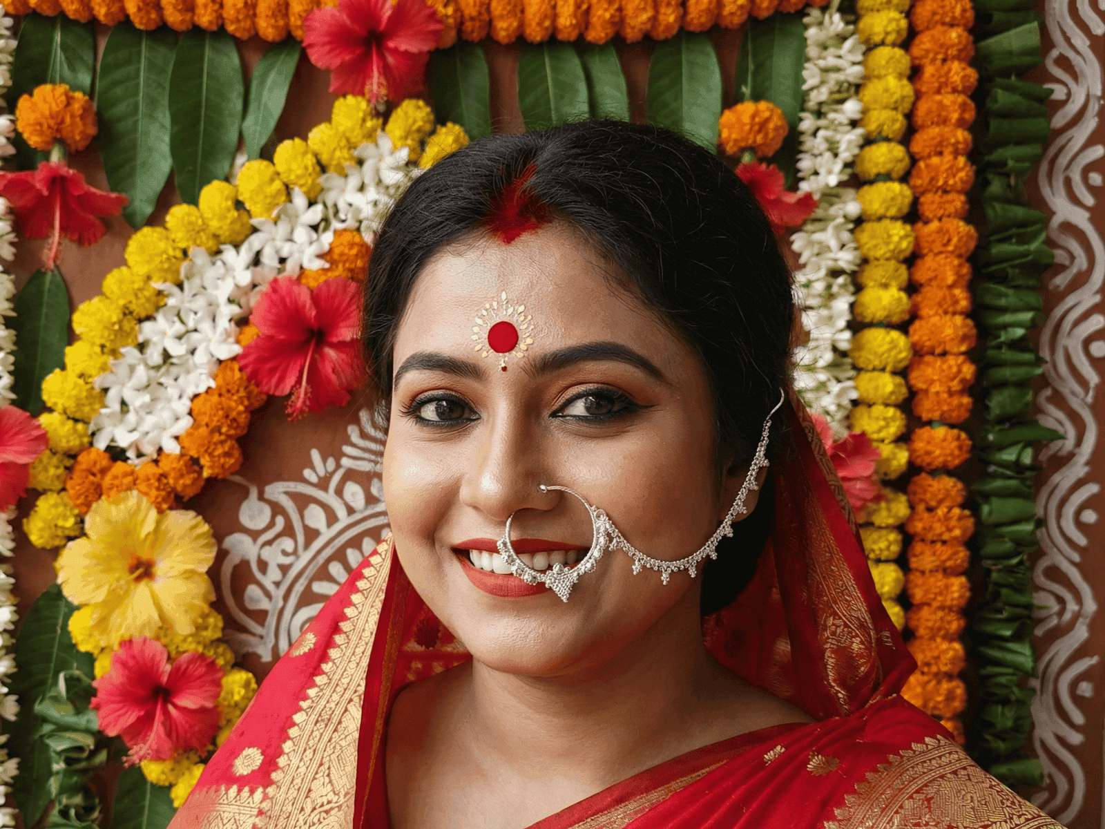 Jaya Noth/Nose Ring with Chain