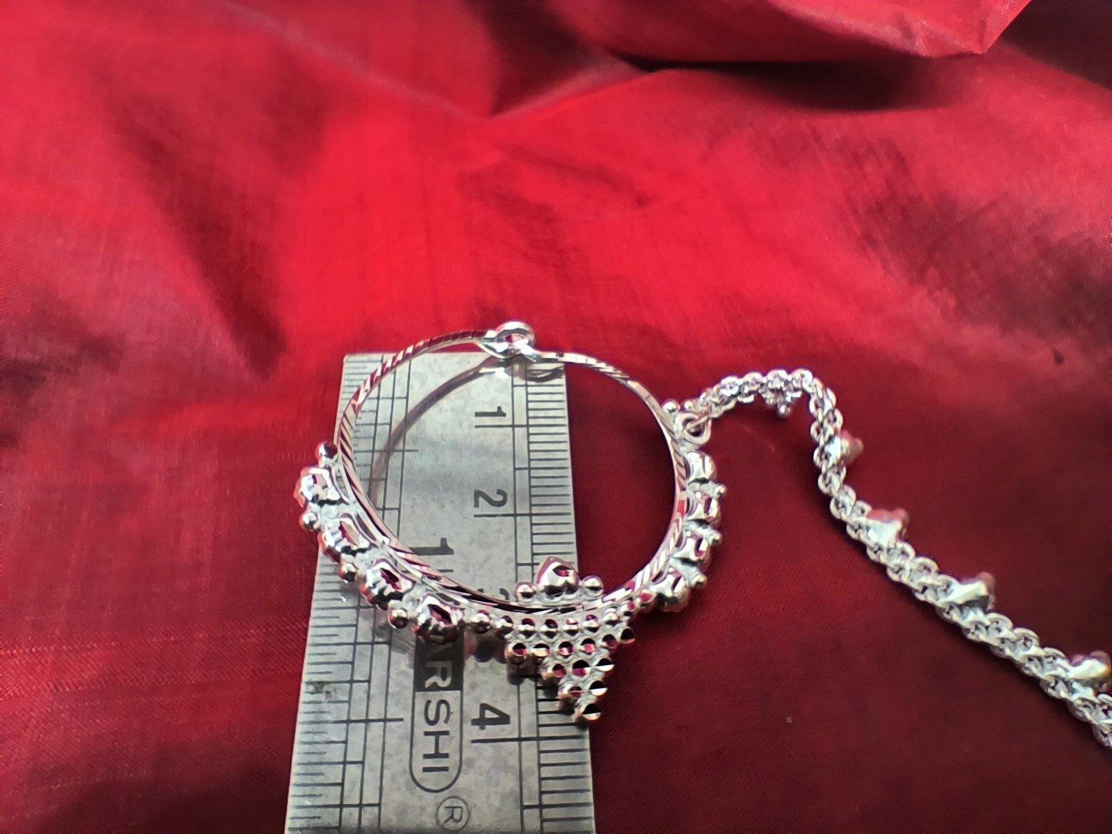 Jaya Noth/Nose Ring with Chain view 3