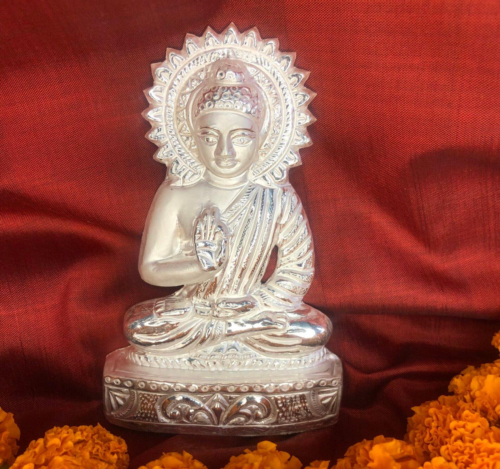Meditating Buddha Statue for Home Decor 4.5 inches