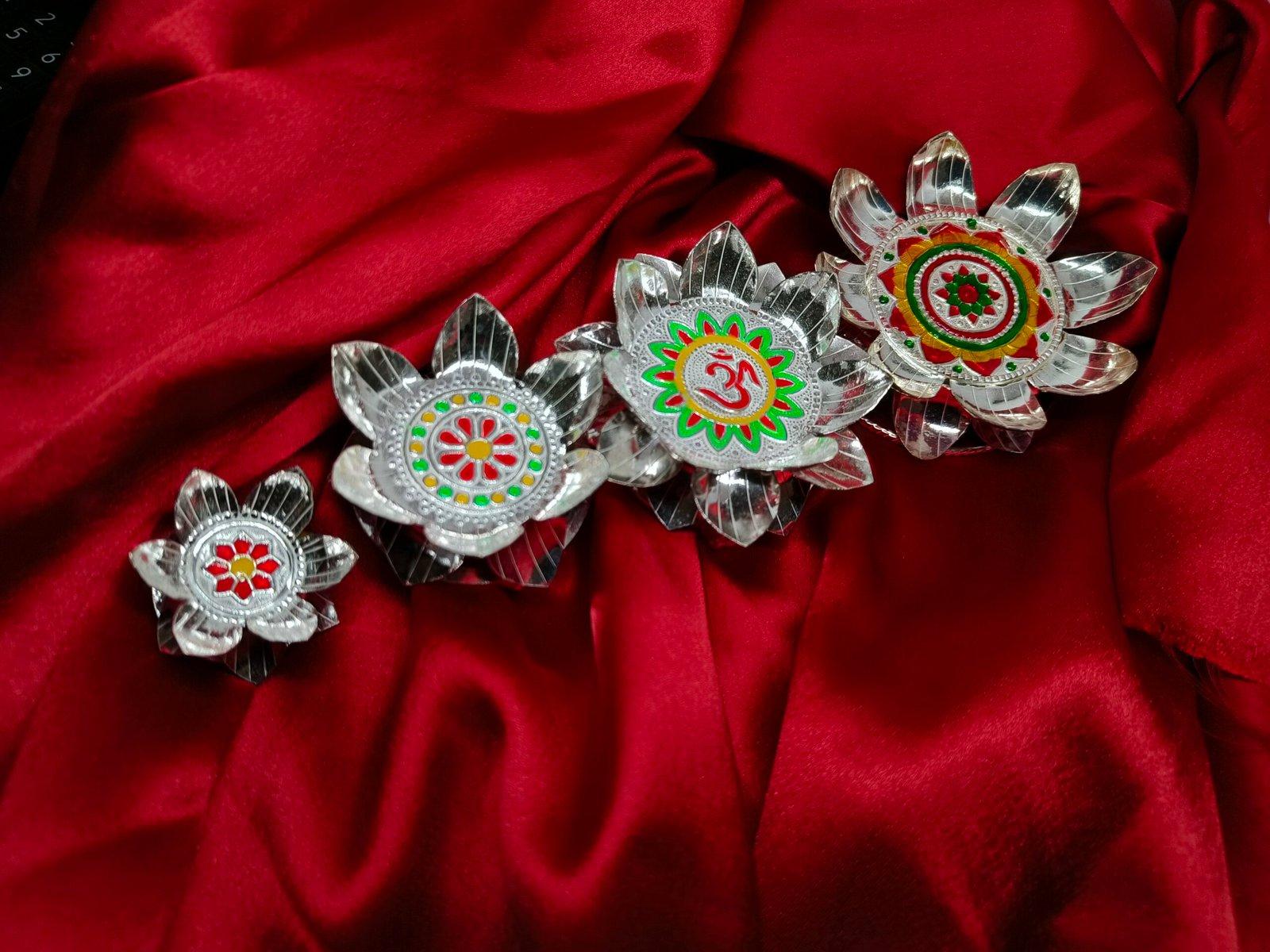 Meenakari Lotus Singhasan view 5