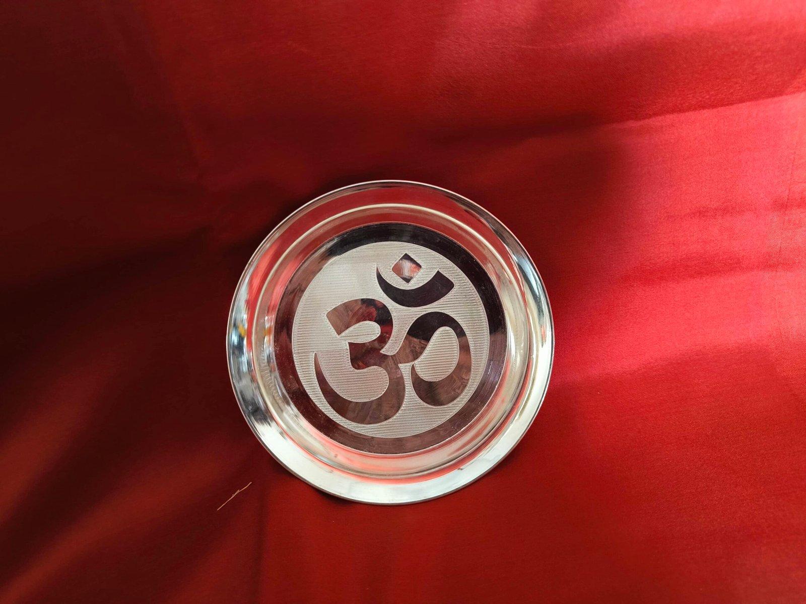 OM Plate / Thali for Bhog