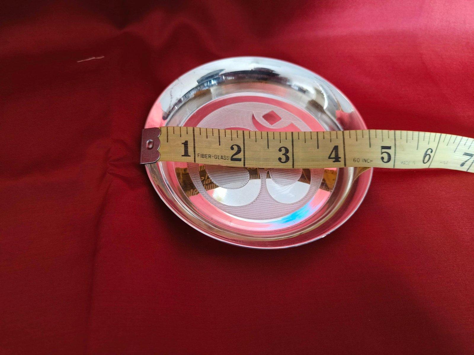 OM Plate / Thali for Bhog view 2