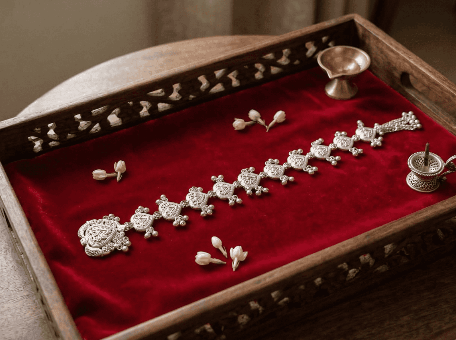 Padmavat Beni /Bridal Choti / Braid Jewellery view 3