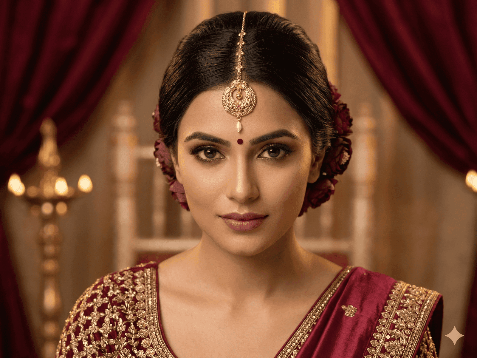 Parama Tikli / Mangtika Gold Polished