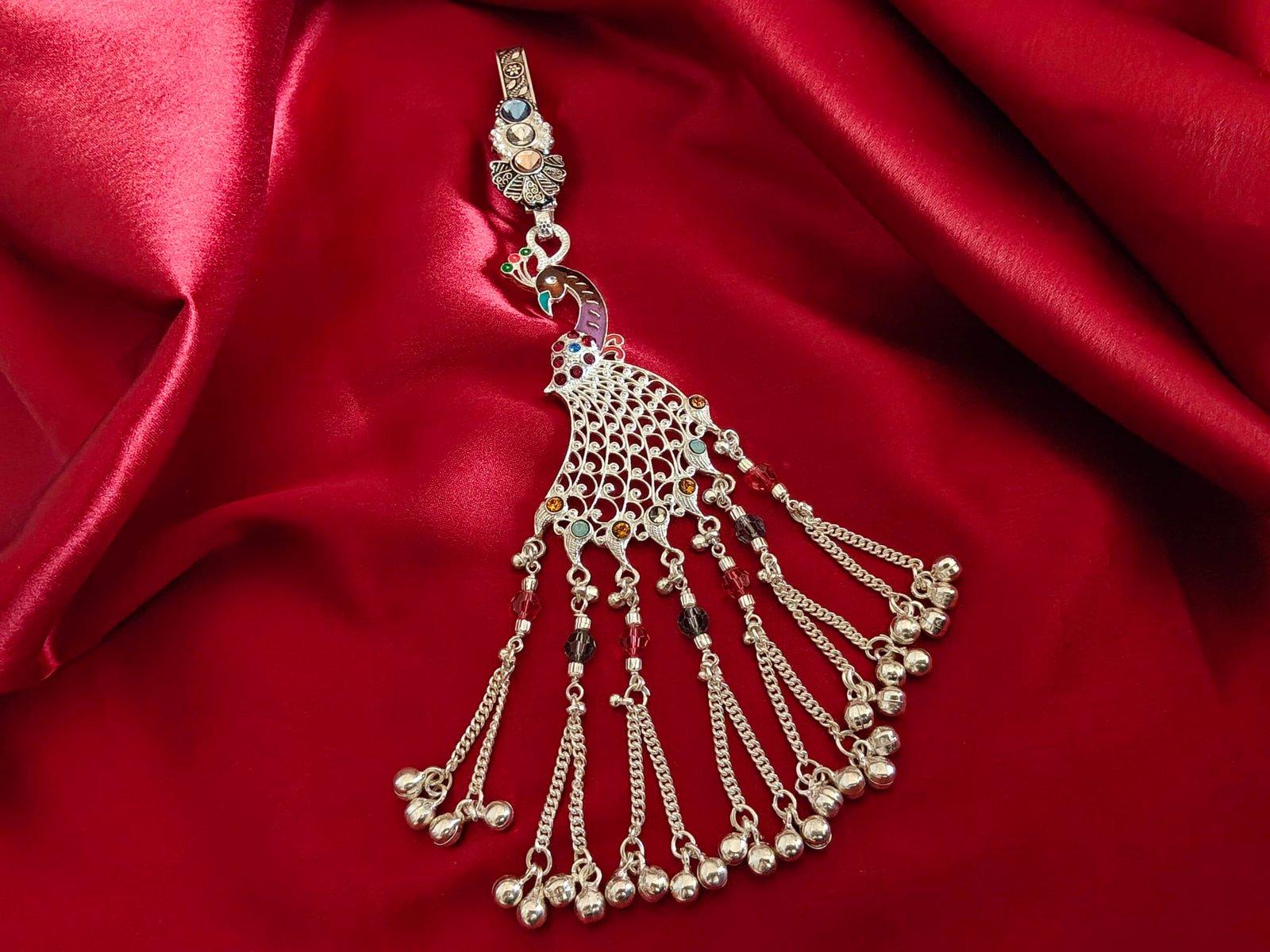 Peacock Keychain view 3