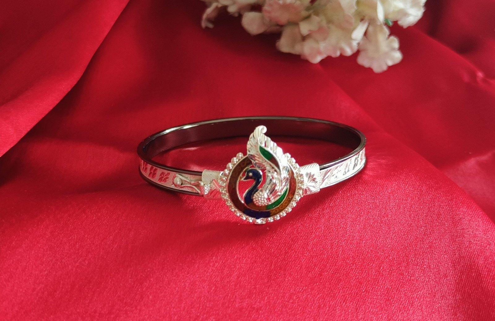 Peacock Meena noa / loha / লোহা বাঁধানো 2.3 view 4