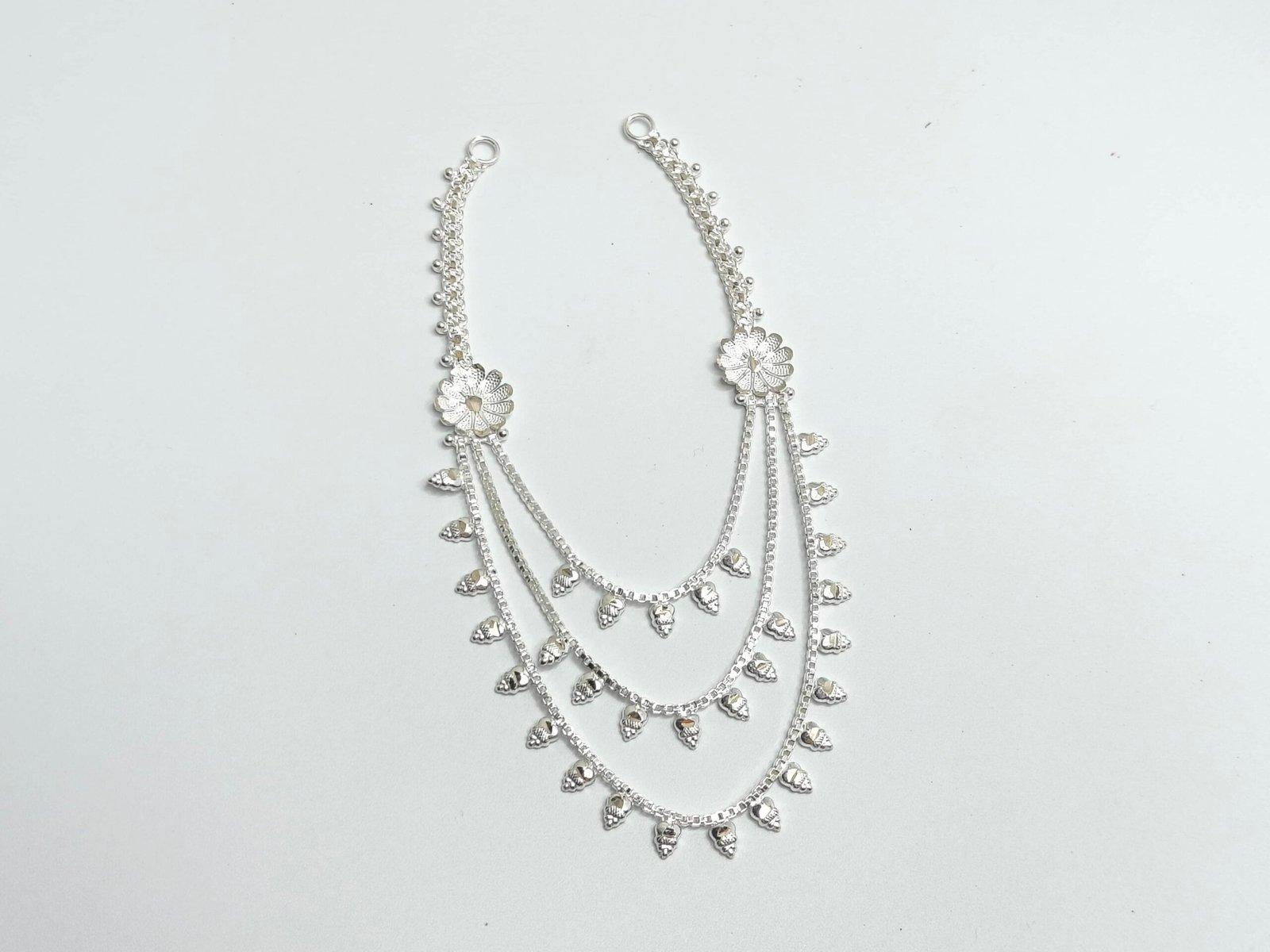 Pritha 3layer Necklace for Idol 8 to 10 inch view 4