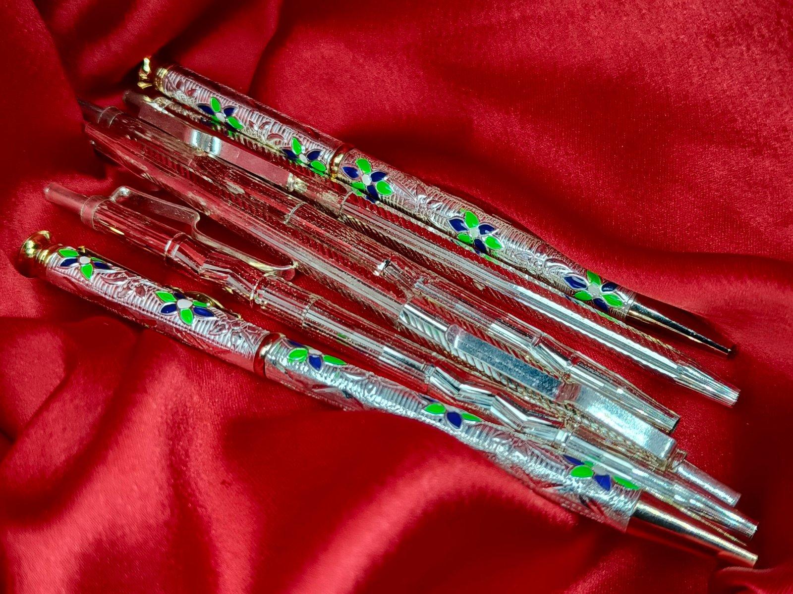 Pure Silver Push Pen view 2