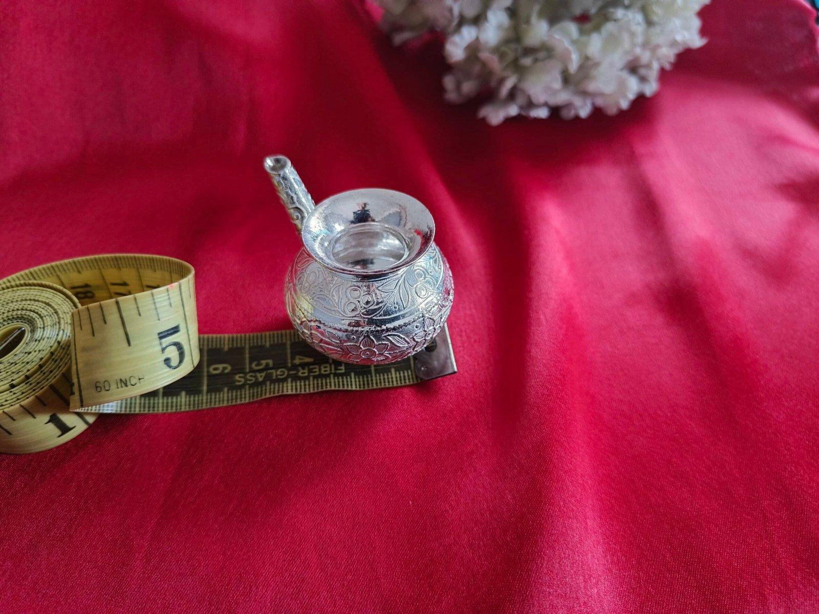 Ramjhara Pot Puja Jal Kalash / Karwa chauth Lota / Milk Kalash / lota For Shiva Abhishek / Krishna Bhog view 3