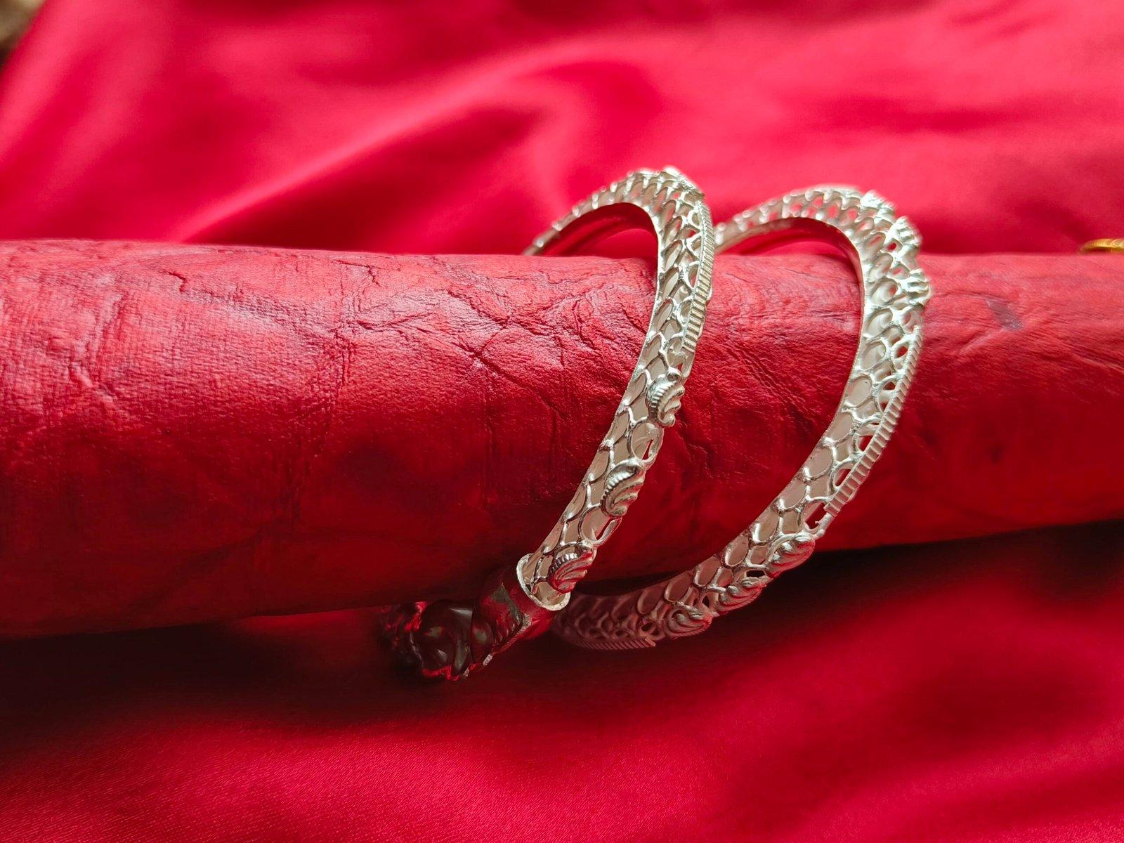 Rohini Silver Bala/Bangle view 3