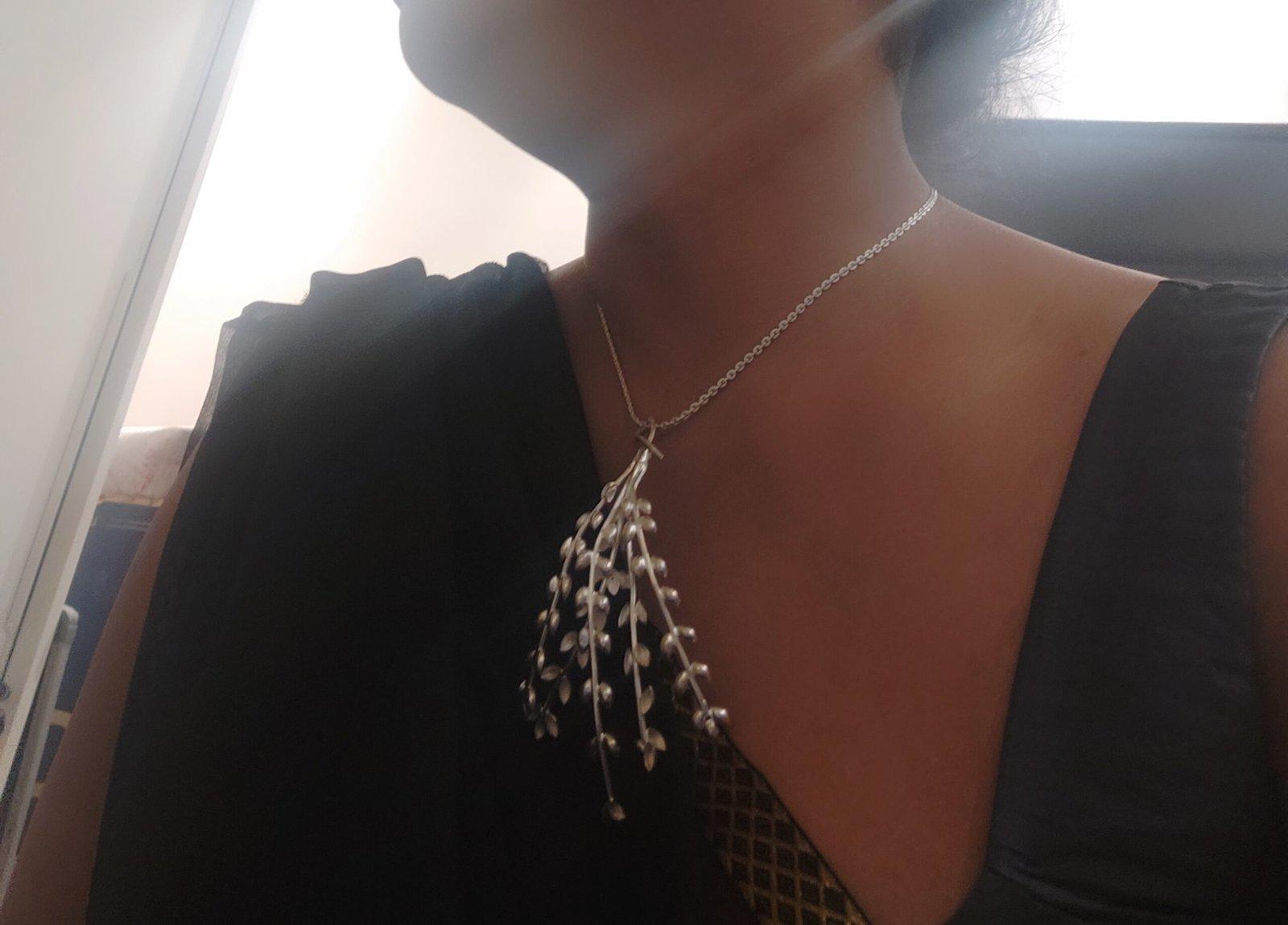 Silver Drizzle Pendent Set view 3