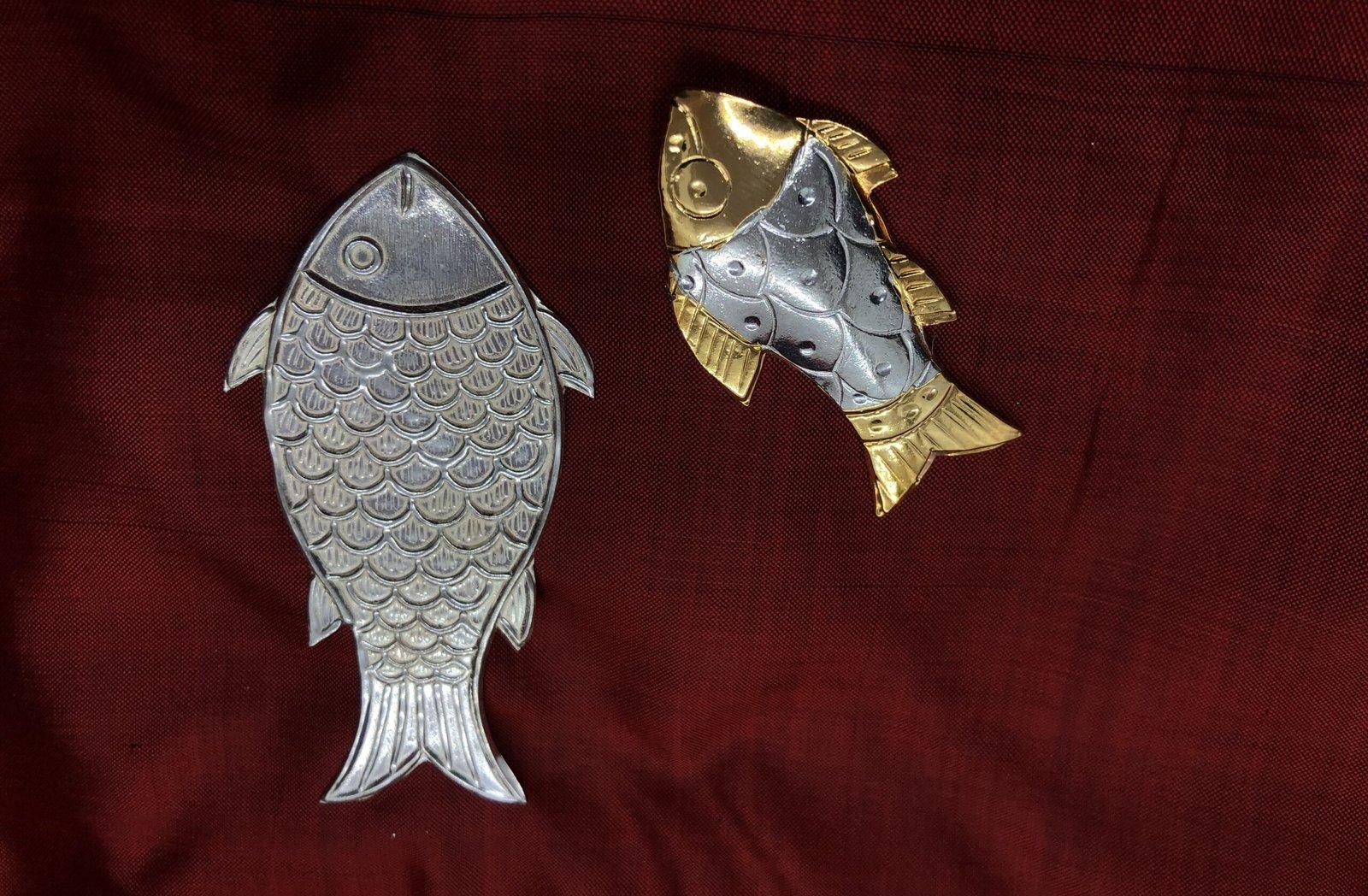 Silver Fish for Vastu for Puja view 4