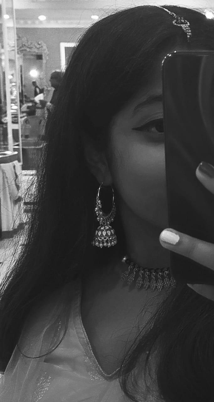 Silver Jhoomar Bali Earring view 3