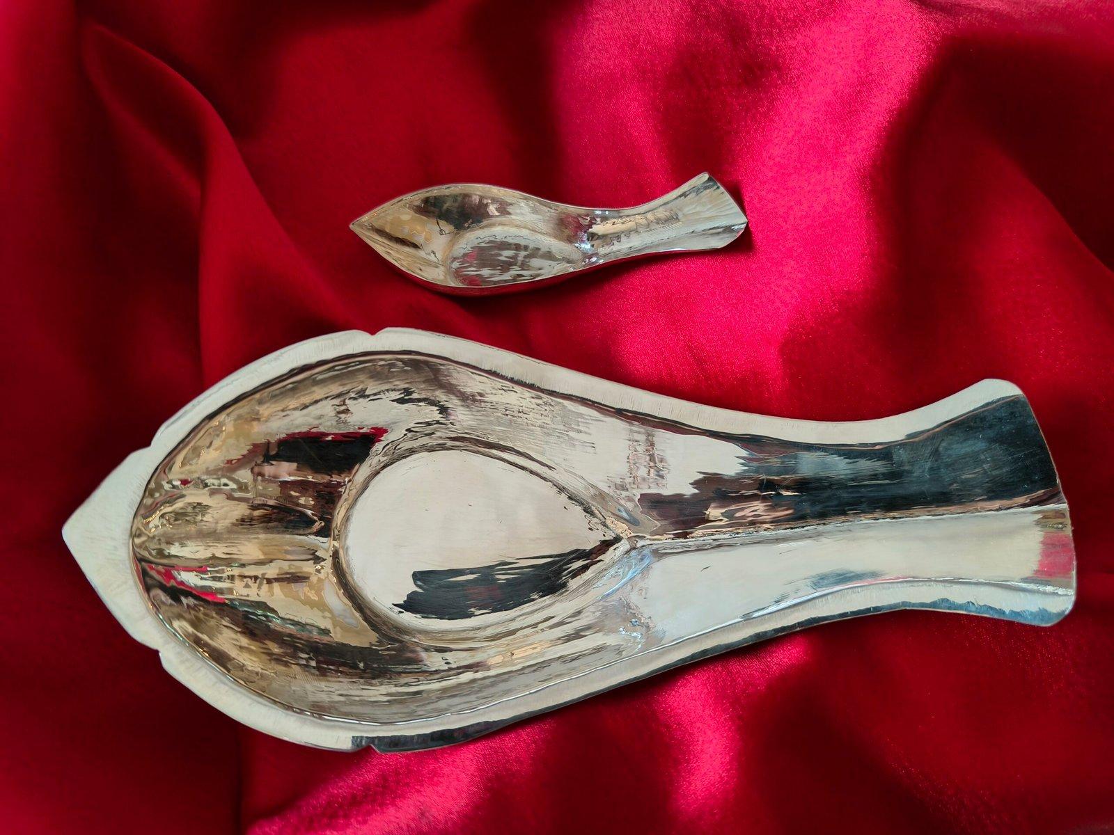 Silver Kosha Kushi(Double spoon set)