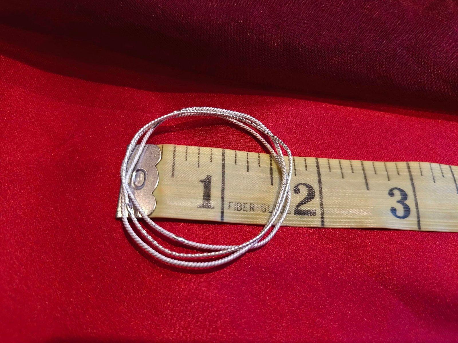 Silver Poite, Threads/Janeu/ janva /yadnyopavit 1.5inch