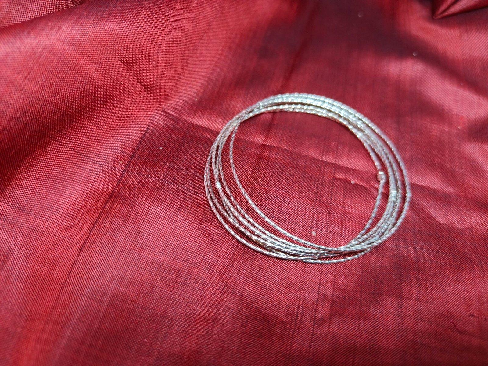 Silver Poite, Threads/Janeu/ janva /yadnyopavit view 5