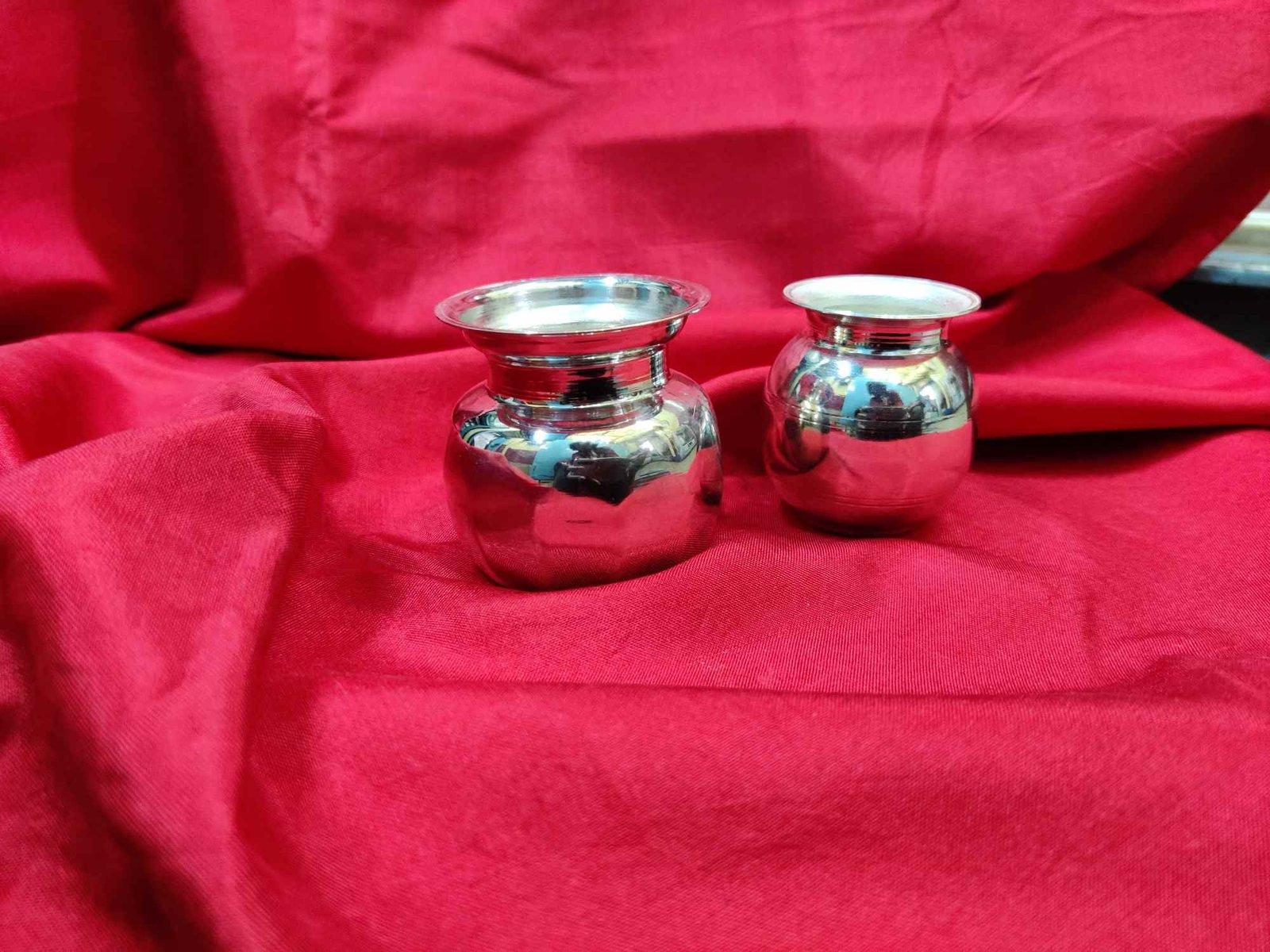 Silver Pol Ghot / Kalash / Lota / Chambu / 6 side Ghot view 3