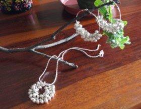 Simple yet stunning Ghoongroo Pendant Set view 3