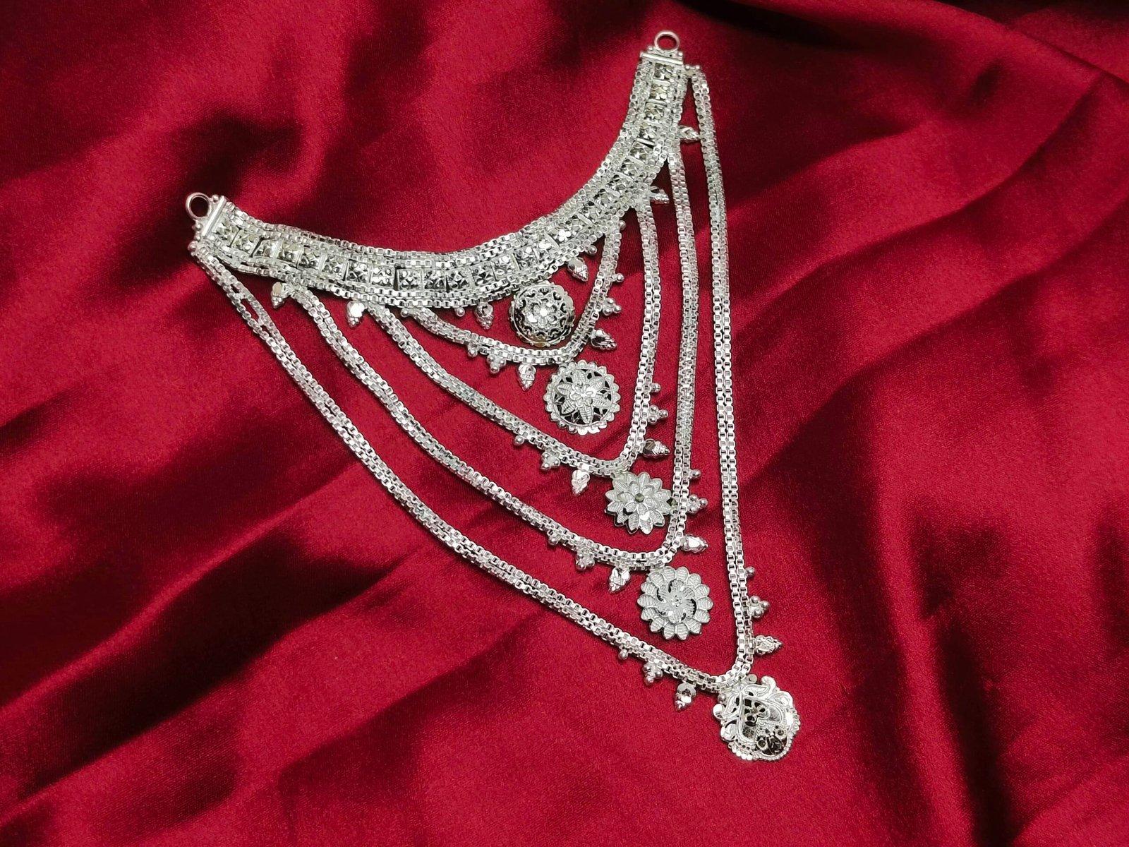 Sudha Choker Necklace for Idol 10 to 16inch view 4