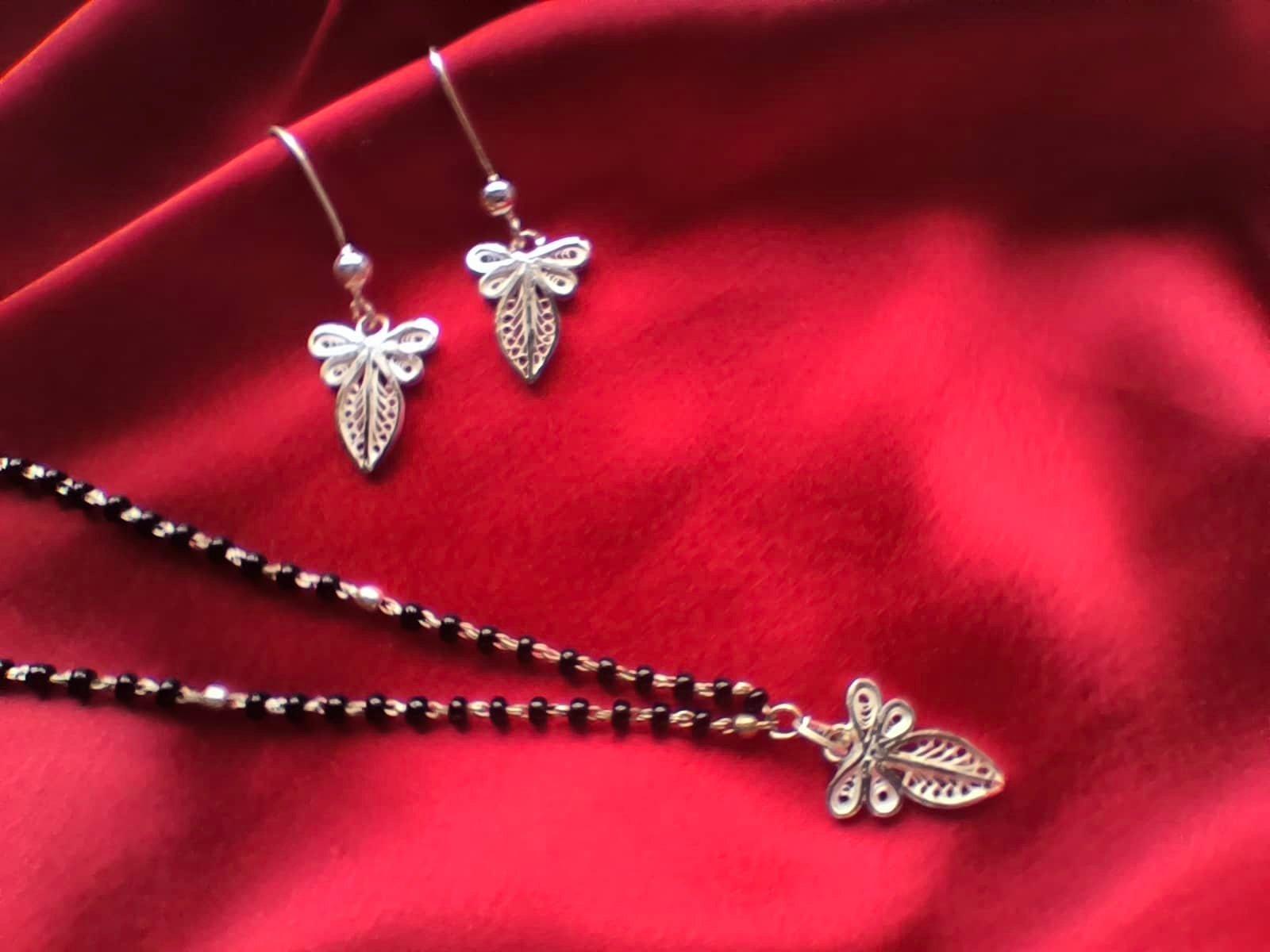 Swati Mangalsutra with Earring view 2