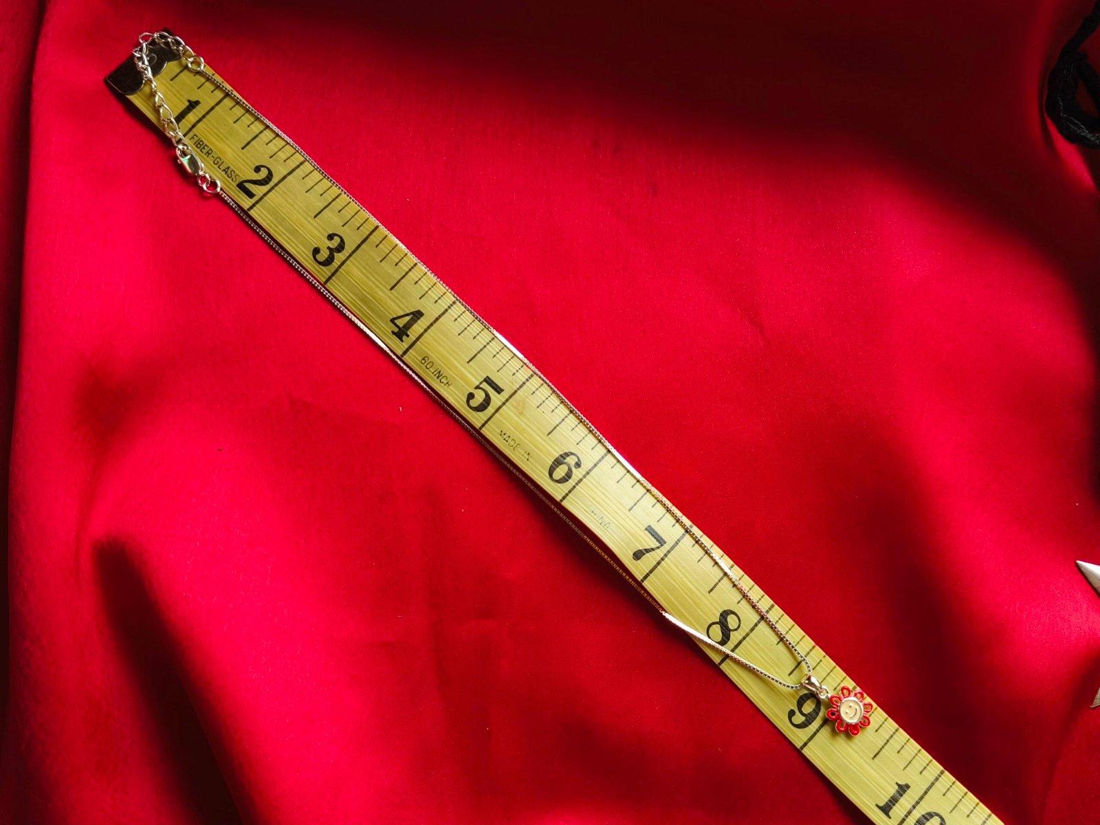 Unique Flower Pendant Chain view 4