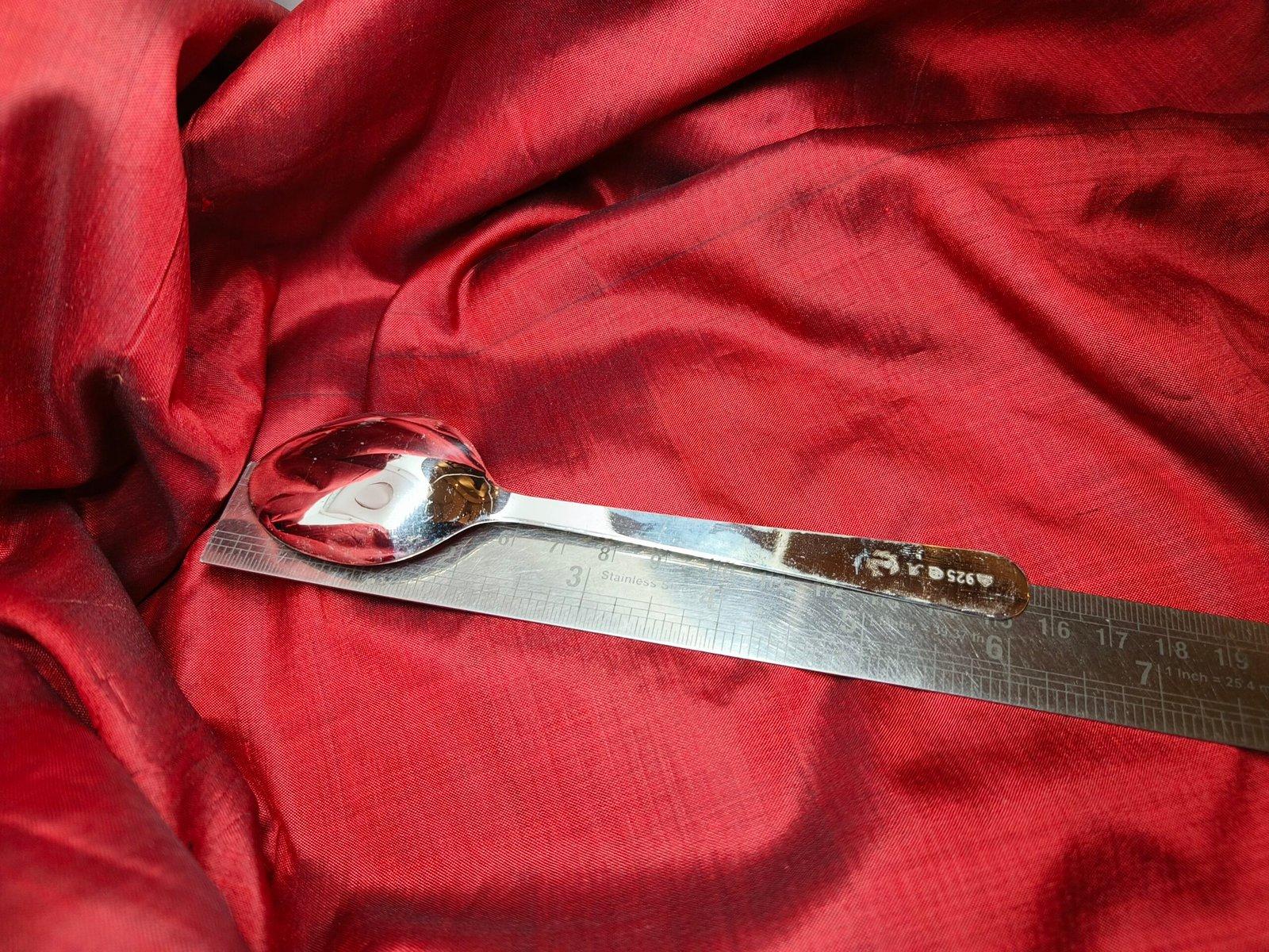 Gahenaz 925 Silver Spoon view 5